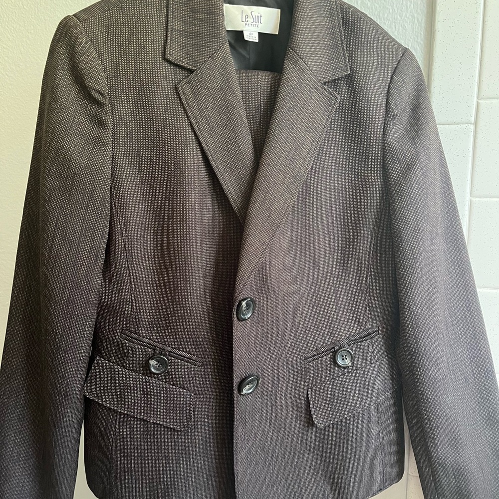 Le Suit  brown women pantsuit Classic Professional Style